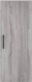 vidaXL Ντουλάπι Τοίχου Γκρι Sonoma 34,5 x 34 x 90 εκ.