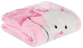 Κουβέρτα Βελουτέ Κούνιας 110x140εκ. Baby Relax 4917 Ροζ Das Baby