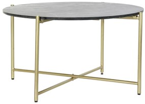 Τραπεζάκι Καφέ DKD Home Decor 81 x 81 x 44 cm Μάρμαρο Σίδερο