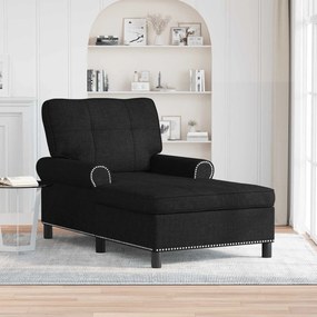 vidaXL Χαλάρωση με μαξιλάρι Μαύρο 91 x 157 x 91 εκ. ύφασμα