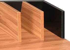 vidaXL Γραφείο Μαύρο / Καφέ 80 x 50 x 84 εκ.