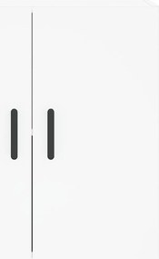 vidaXL Ντουλάπι Τοίχου Λευκό 60 x 31 x 60 εκ. από Επεξεργασμένο Ξύλο