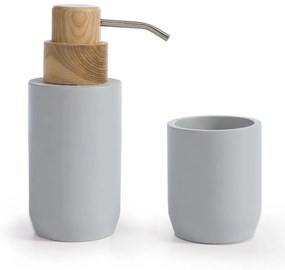 Δοχείο Κρεμοσάπουνου Feran 7,5x12 Grey Nef-Nef Homeware Πολυρεσίνη