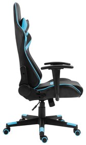 Πολυθρόνα Γραφείου Gaming BF9050 Pvc Μαύρο/Μπλε