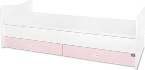 BED MINI MAX NEW 190/72 COLOUR WHITE/ORCHID PINK