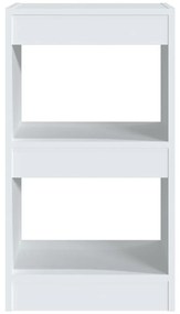 vidaXL Βιβλιοθήκη/Διαχωριστικό Χώρου Λευκό 40x30x72 εκ. Επεξ. Ξύλο