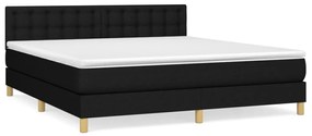 ΚΡΕΒΑΤΙ BOXSPRING ΜΕ ΣΤΡΩΜΑ ΜΑΥΡΟ 180X200 ΕΚ. ΥΦΑΣΜΑΤΙΝΟ 3140955