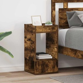 vidaXL End Table 2 pcs Καπνιστό Δρύς 30 x 30 x 56 εκ.