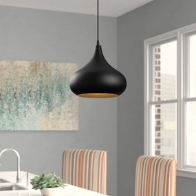 Φωτιστικό Οροφής Μονόφωτο A-G Saglam 892OPV1585 Black/Gold