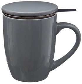 Κούπα Τσαγιού 320ml Με Καπάκι &amp; Φίλτρο S-D Lid Grey 154002A
