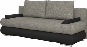 Καναπές - κρεβάτι Milly-Γκρι ανοιχτό - Μαύρο
