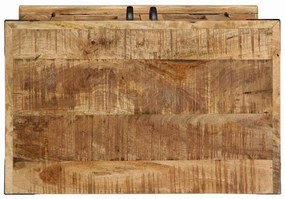 vidaXL Πλαϊνό γραφείο Καφέ 55 x 35 x 70 cm ακατέργαστο ξύλο μάνγκο
