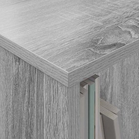 vidaXL Ράφι Περιοδικών Γκρίζο Σονομα 35 x 30 x 45 εκ.