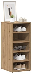 vidaXL Παπουτσοθήκη Τεχνίτης Δρυς 32x35x70 εκ. από Επεξεργασμένο Ξύλο