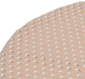 Βοηθητικό Τραπέζι 50 x 50 x 67 cm Φυσικό Μπεζ ρατάν