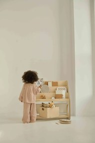 Βιβλιοθήκη Montessori με 2 Κουτιά Αποθήκευσης BabyWood