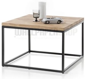 Τραπεζάκι Σαλονιού Καφέ 70x70x45