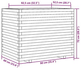 ΖΑΡΝΤΙΝΙΕΡΑ 90X60X72 ΕΚ. ΑΠΟ ΕΜΠΟΤΙΣΜΕΝΟ ΞΥΛΟ ΠΕΥΚΟΥ 3282648