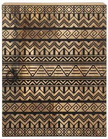κρεμαστό ντουλάπι μπάνιου μαύρο 38x33,5x48 cm μασίφ ξύλο Mango - Μαύρο