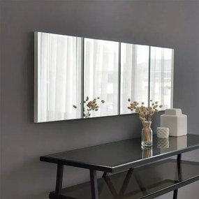 Stewehome Καθρέφτης Τοίχου με Λευκή Πλάτη 40x2.2x120 cm