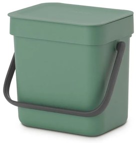 Brabantia 1003229 Πλαστικό Καλαθάκι Μπάνιου Sort&amp;Go 3L, Fir Green