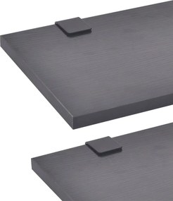 vidaXL Σετ Επίλων Μπάνιου 9 Τεμ. με Νιπτήρα με Μαύρη Μπαταρία