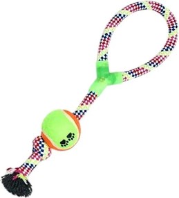 Παιχνίδι σκύλου σχοινί με μπάλα - 40cm - 12pcs - 550565