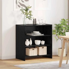 vidaXL Πλαϊνό γραφείο Μαύρο 70 x 41 x 75 εκ. Επεξεργασμένο ξύλο
