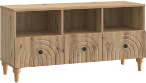 vidaXL Ντουλάπι TV 102 x 34,5 x 50 εκ. Τεχνίτικη Δρυς