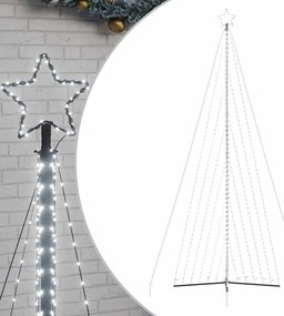 vidaXL Χριστουγεννιάτικο δέντρο LED 789 LED Ψυχρό Λευκό 476 εκ.