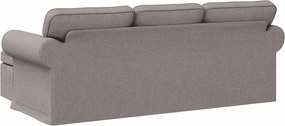 vidaXL Καναπές Taupe 245 x 138 x 80 εκ ύφασμα