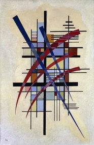 Kandinsky, Wassily - Αναπαραγωγή Zeichen mit Begleitung, 1927, (26.7 x 40 cm)