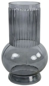 Βάζο Γυάλινο 013.787835 20x35,5cm Grey Glass