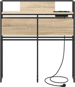 vidaXL Κεφαλάρι Αποθήκης με ράφι Sonoma Δρυς 98 cm Επεξεργασμένο ξύλο