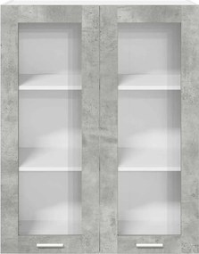 vidaXL Κρεμαστό ντουλάπι Σκυρόδεμα Γκρι 80 x 31 x 100 εκ.