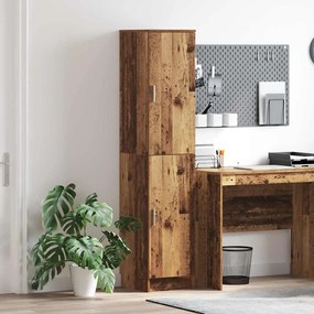 vidaXL Highboard Παλιό ξύλο 35 x 39 x 168 εκ.
