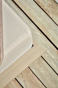 Ξαπλώστρα Κήπου Μπεζ MANU 70x212x36