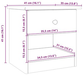 ΚΟΜΟΔΙΝΟ ALTA 43 X 35 X 40,5 ΕΚ. ΑΠΟ ΜΑΣΙΦ ΞΥΛΟ ΠΕΥΚΟΥ 353913