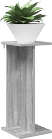 vidaXL Βάση φυτών 2 τεμ. Γκρι Sonoma 25 x 25,5 x 60,5 εκ.