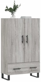 vidaXL Ντουλάπα Γκρι Sonoma 69,5 x 31 x 115 εκ. από Επεξεργασμένο Ξύλο