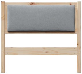 vidaXL Κεφαλάρι Άλλο Καφέ 90 cm Μασίφ ξύλο πεύκου