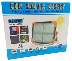 LED ΗΛΙΑΚΟΣ ΠΡΟΒΟΛΕΑΣ ΕΚΤΑΚΤΗΣ ΑΝΑΓΚΗΣ ΕΠΑΝΑΦΟΡΤΙΖΟΜΕΝΟΣ RZ-1918-RZ-1918