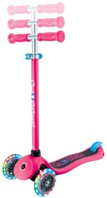 Globber Scooter Primo Lights V2 Fuchsia