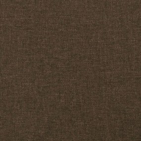 Κεφαλάρι με Πτερύγια Σκούρο Καφέ 93 x 23 x 118/128εκ.Υφασμάτινο 3117661