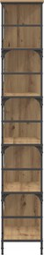 vidaXL Ράφι Βιβλίων 4 επιπέδων 78,5 x 33 x 188,5 εκ. μέταλλο PB