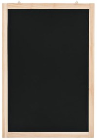 Μαυροπίνακας Τοίχου 40 x 60 εκ. από Ξύλο Κέδρου - Μαύρο