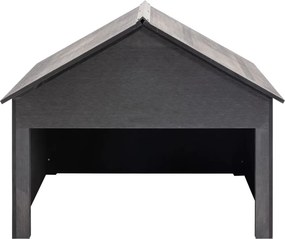 vidaXL Στέγαστρο Χλοοκοπτικού Γκρι 80 x 80 x 70 εκ. από WPC