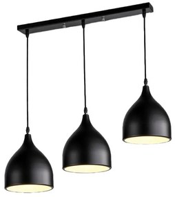 Ceiling lamp Perce I black metal 50x17x120cm 50x17x120 εκ.