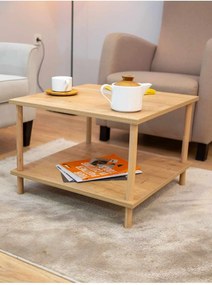 Τραπεζάκι Σαλονιού Sapphire Δρυς LODOME 60x60x42.5