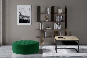 Πουφ Python-Prasino - 70.00Χ70.00Χ28.00cm